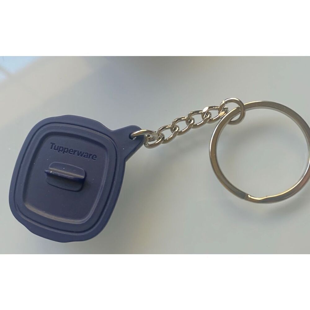 Tupperware MicroPro Grill Keychain Key ring Collectible Pill case Miniatures
